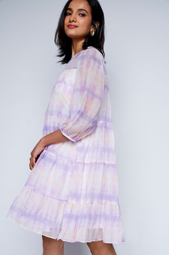 Tie-Dye Purple Dress, Purple, image 5